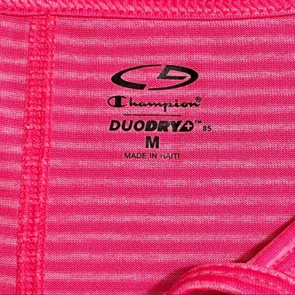 Champion Duo Dry Athletic Top Workout Shirt Medium - Picture 3 of 7